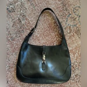 Vintage Gucci Jackie Leather Shoulder Bag
